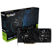 Palit RTX4070 DUAL, PCIe4, 12GB DDR6X, HDMI, 3 DP, 2475MHz Clock, RGB Lighting