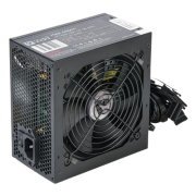 Vida Lite 500W ATX PSU, Fluid Dynamic Ultra-Quiet Fan, Flat Black Cables, Power Lead Not Included, Black