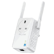 TP-Link (TL-WA860RE) 300Mbps Wall-Plug Wifi Range Extender, AC Passthrough, 1 LAN