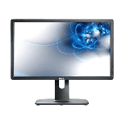 Refurbished Dell U2312HMt/ 23''/ VGA/ DVI/ DisplayPort/ 1920x1080/ Silver/ Bezel Monitor/ With Stand