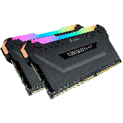 Corsair Vengeance RGB Pro SL 16GB Kit (2 x 8GB), DDR4, 3600MHz (PC4-28800), CL18, Black, Ryzen Optimised