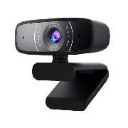 Brand New Asus Webcam C3 USB FHD Webcam with Beamforming Mic/ 1080p/ 30fps/ 90° Tilt/ 360° Rotation