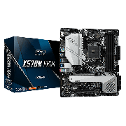 Asrock X570M PRO4, AMD X570, AM4, Micro ATX, 4 DDR4, HDMI, DP, XFire, PCIe4, RGB Lighting, M.2