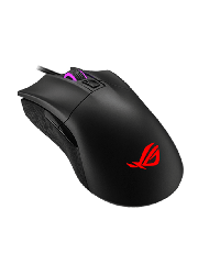 Asus ROG Gladius II Core Gaming Mouse, 200-6200 DPI, Lightweight, Ergonomic,RGB Lighting - Black