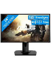 Asus 24-inch Gaming Monitor (VG248QG), 1920 x 1080, 1ms, DVI, HDMI, DP, Speakers, FreeSync, 165Hz, Speakers, VESA