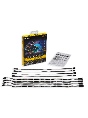 Corsair RGB LED Lighting Pro Expansion Kit, 4 X Individually Addressable RGB LED Strips + Extension Cables