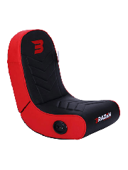 BraZen Stingray Surround Sound Red Floor Rocker Chair
