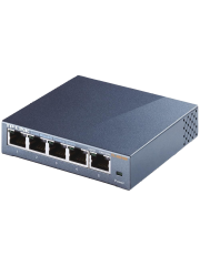 TP-Link  (TL-SG1005P)  5-Port Gigabit Unmanaged Desktop Switch, 4 Port PoE, Steel Case