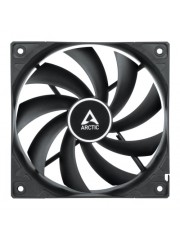 Arctic F12 12cm PWM PST Case Fan, Black, 9 Blades, Fluid Dynamic, 230-1350 RPM, 6 Year Warranty