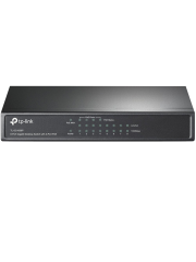 TP-Link (TL-SG1008P) 8-Port Gigabit Unmanaged Desktop Switch, 4-Port PoE, Steel Case