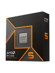 AMD Ryzen 5 9600X CPU, AM5, 3.9GHz (5.4 Turbo), 6-Core, 65W, 38MB Cache, 4nm, 9th Gen, Radeon Graphics, NO HEATSINK/FAN