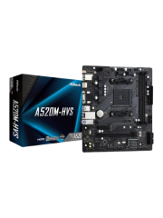 Asrock A520M-HVS, AMD A520, AM4, Micro ATX, 2 DDR4, VGA, HDMI, M.2