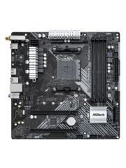 Asrock B450M/AC R2.0, AMD B450, AM4, Micro ATX, 4 DDR4, HDMI, GB LAN, AC Wi-Fi, 1x M.2
