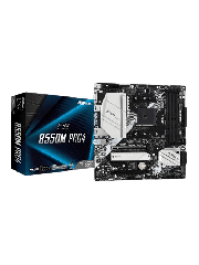 Asrock B550M PRO4, AMD B550, AM4, Micro ATX, 4 DDR4, VGA, HDMI, DP, XFire, PCIe4, M.2