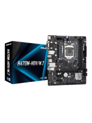 Asrock H470M-HDV/M.2, Intel H470, 1200, Micro ATX, 2 DDR4, VGA, DVI, HDMI, M.2