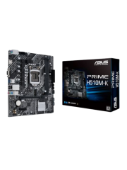 Asus PRIME H510M-K, Intel H510, 1200, Micro ATX, 2 DDR4, VGA, HDMI, M.2
