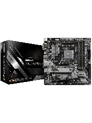 Asrock B450M PRO4, AMD B450, AM4, Micro ATX, 4 DDR4, XFire, VGA, DVI, HDMI, M.2