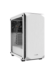 Be Quiet! Pure Base 500 Gaming Case with Window, ATX, No PSU, 2 x Pure Wings 2 Fans, PSU Shroud, Metallic Grey