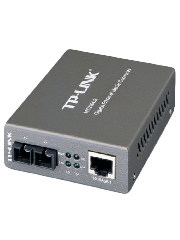 TP-Link (MC210CS) Single-Mode Gigabit SC+ RJ45 Fiber Media Converter, up to 15km, Wave 1310nm