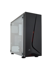 Corsair Carbide Series SPEC-05 Gaming Case with Acrylic Window, ATX, 1 x 12cm Red LED Fan