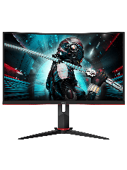 Brand New AOC C27G2U/BK 27-inch Widescreen VA LED Multimedia Curved Monitor-Black/Red (1920x1080/1ms/VGA/1xDP/2xHDMI)