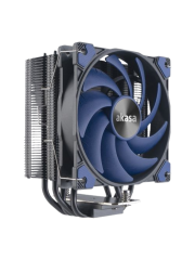 Akasa Alucia H4 Plus Heatsink & Fan, Intel & AMD Sockets, 4-Heatpipe, 12cm PWM Fan, Hydro Dynamic Bearing, 185W TDP