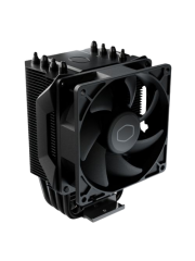 Cooler Master Hyper 411 Nano Heatsink & Fan, Intel & AMD Sockets, All Black, Direct Contact Tech, Aluminum Fins, 4 Heatpipes