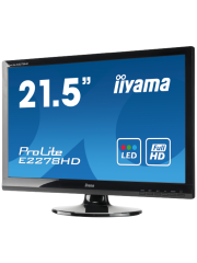 Refurbished IIYAMA Prolite E2278HD/ 21.5" Full HD Home/ Work Pc Monitor Screen/ VGA Grade A