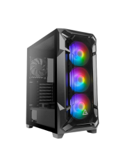 Antec DF600 FLUX RGB Gaming Case w/ Tempered Glass Window, ATX, No PSU, 5 x Fans (3 Front ARGB), Advanced Ventilation