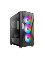 Antec DF700 FLUX RGB Gaming Case w/ Glass Window, ATX, No PSU, 5 x Fans (3 Front ARGB), Advanced Ventilation