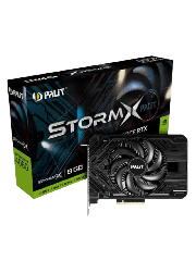 Palit RTX4060 StormX, PCIe4, 8GB DDR6, HDMI, 3 DP, 2460MHz Clock, Compact Design