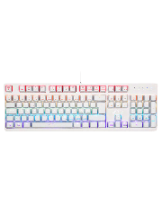 Xtrfy K2-RGB Mechanical Gaming Keyboard, Kailh Red Switches, RGB Lighting, Unlimited Anti Ghosting Keys, White