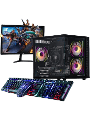 Brand New AMD Ryzen 5 4500/ 16GB RAM/ 1TB HDD/ 128GB SSD/ AMD RX580 8GB/ Gaming Pc Bundle Set