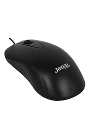 Jedel (CP72) Wired Optical Mouse 1000 DPI, USB - Black