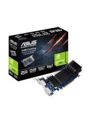 Asus GT730, 2GB DDR5, PCIe2, VGA, DVI, HDMI, Silent, Low Profile (Bracket Included)