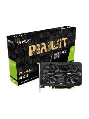 Palit GTX1630 DUAL, PCIe3, 4GB DDR6, HDMI, 2 DP, 1785MHz Clock, Compact