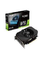 Asus Phoenix RTX3050, PCIe4, 8GB DDR6, HDMI, 3 DP, 1807MHz Clock, Compact