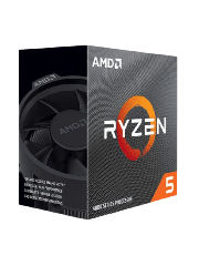 AMD Ryzen 5 4500 CPU with Wraith Stealth Cooler, AM4, 3.6GHz (4.1 Turbo), 6-Core, 65W, 11MB Cache, 7nm, 4th Gen, No Graphics