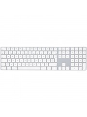 Refurbished Apple MRMH2B Magic Wireless Keyboard with Numeric Keypad British English (Silver), A