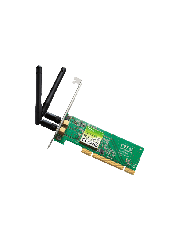 TP-LINK (TL-WN851ND) 300Mbps Wireless N PCI Adapter, 2 Detachable Antennas, Low Profile Bracket