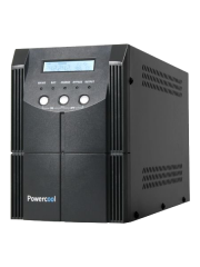 Powercool 2000VA Smart UPS, 1200W, LCD Display, 2 x UK Plug, 2 x RJ45, 4 x IEC, USB