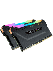 Corsair Vengeance RGB Pro 16GB Memory Kit (2 x 8GB), DDR4, 3000MHz (PC4-24000), CL15, XMP 2.0, Black