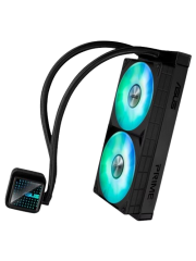 Asus PRIME LC 240 ARGB 240mm Liquid CPU Cooler, ARGB Fans, Customisable Infinity Mirror Lenses