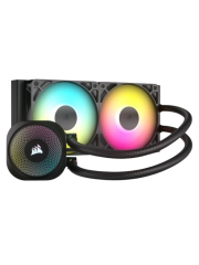 Corsair NAUTILUS 240 RS ARGB Liquid CPU Cooler, RS120 ARGB Magnetic Dome Fans, RGB Pump, Daisy-Chain Connections, Black