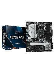 Asrock X570M PRO4, AMD X570, AM4, Micro ATX, 4 DDR4, HDMI, DP, XFire, PCIe4, RGB Lighting, M.2