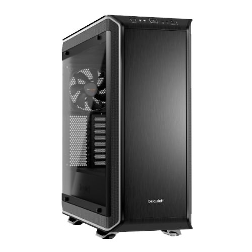 Be Quiet! Dark Base Pro 900 Rev2 Gaming Case, E-ATX, No PSU, PSU Shroud, 3 x SilentWings 3 Fans, LEDs, Wireless Charger, Silver Trim