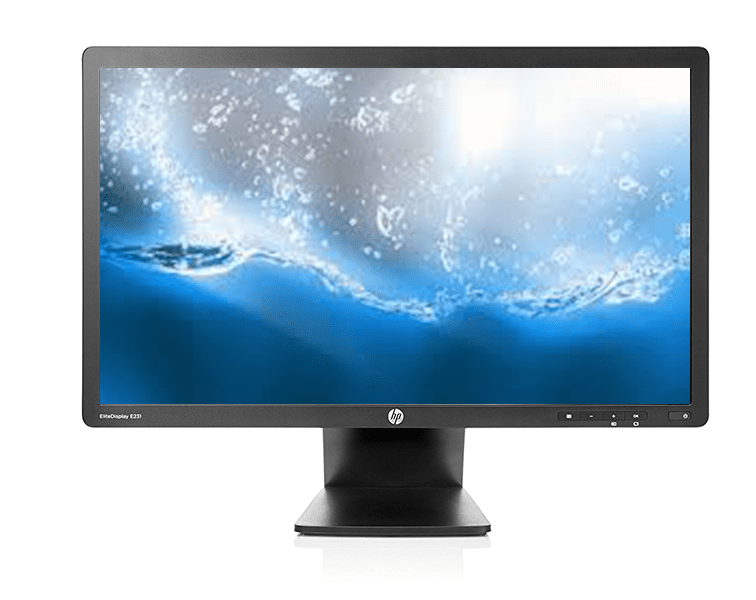 Refurbished HP EliteDisplay E231 23-inch LED Backlit Monitor, B