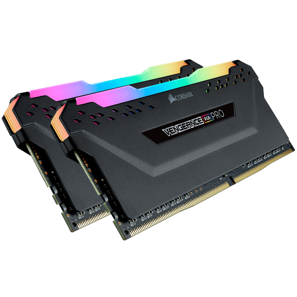 Corsair Vengeance RGB Pro SL 16GB Kit (2 x 8GB), DDR4, 3600MHz (PC4-28800), CL18, Black, Ryzen Optimised